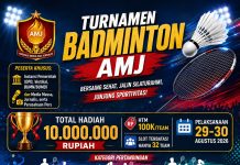 AMJ Bengkulu Sukses Gaet 69 Tim, Turnamen Badminton Jadi Ajang Silaturahmi Lintas Instansi